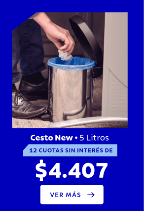 Cesto New • 3 Litros 12 CUOTAS SIN INTERÉS DE $4.407